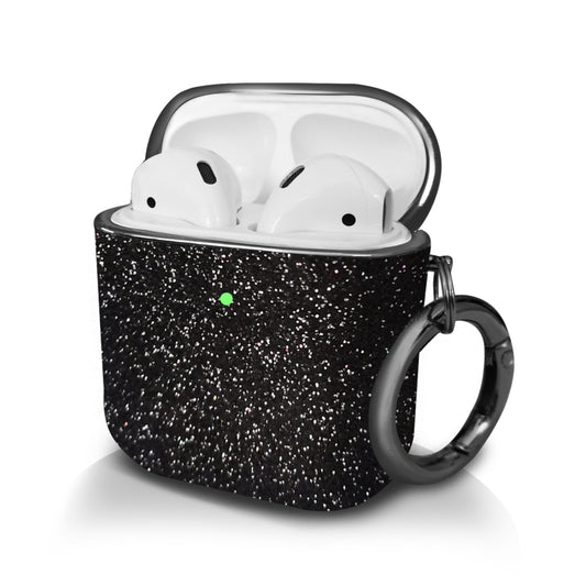 Electroplating Glitter Powder Wireless Earphone Protective Case, For AirPods 1 / 2, For AirPods Pro