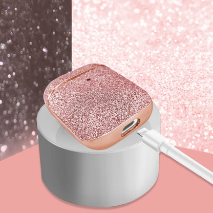 Electroplating Glitter Powder Wireless Earphone Protective Case, For AirPods 1 / 2, For AirPods Pro