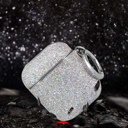 Electroplating Glitter Powder Wireless Earphone Protective Case, For AirPods 1 / 2, For AirPods Pro