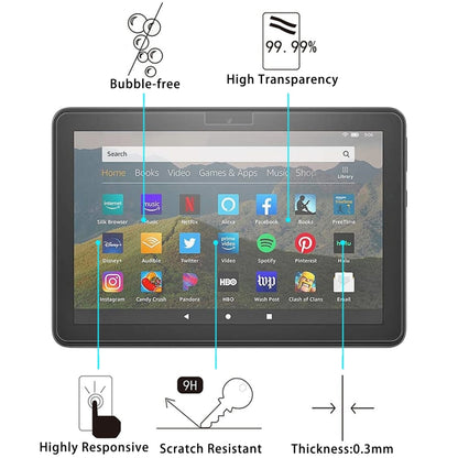 9H 2.5D Explosion-proof Tempered Tablet Glass Film, For Amazon Kindle Fire HD 8 2020 / 2022 (1 PC), For Xiaomi Mi Pad 3 (1 PC), For Amazon Kindle Fire HD 10 2019 (1 PC), For Amazon Kindle Fire 7 2019 (1 PC), For Xiaomi Mi Pad 4 (1 PC)                  ...
