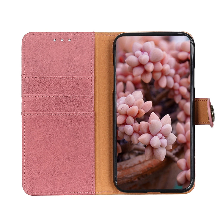 KHAZNEH Cowhide Texture Horizontal Flip Leather Phone Case with Holder & Card Slots & Wallet, For Samsung Galaxy A33 5G