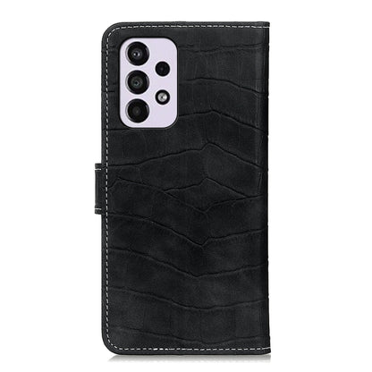Magnetic Crocodile Texture Horizontal Flip Leather Phone Case with Holder & Card Slots & Wallet, For Samsung Galaxy A33 5G