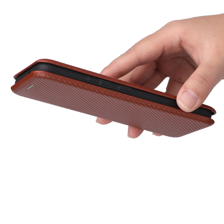 Carbon Fiber Texture Magnetic Horizontal Flip Leather Phone Case, For Samsung Galaxy S22, For Samsung Galaxy S22+