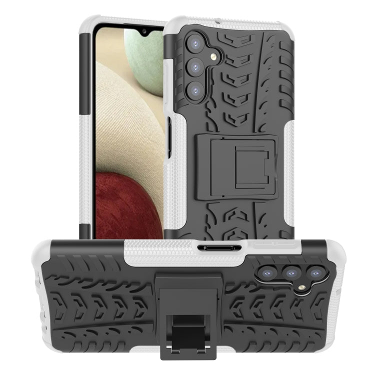 Tire Texture Shockproof TPU+PC Phone Case with Holder, For Samsung Galaxy A13 5G, For Samsung Galaxy S22 5G, For Samsung Galaxy S22+ 5G