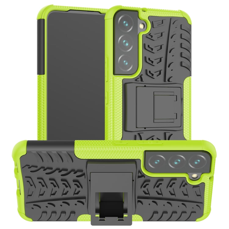 Tire Texture Shockproof TPU+PC Phone Case with Holder, For Samsung Galaxy A13 5G, For Samsung Galaxy S22 5G, For Samsung Galaxy S22+ 5G