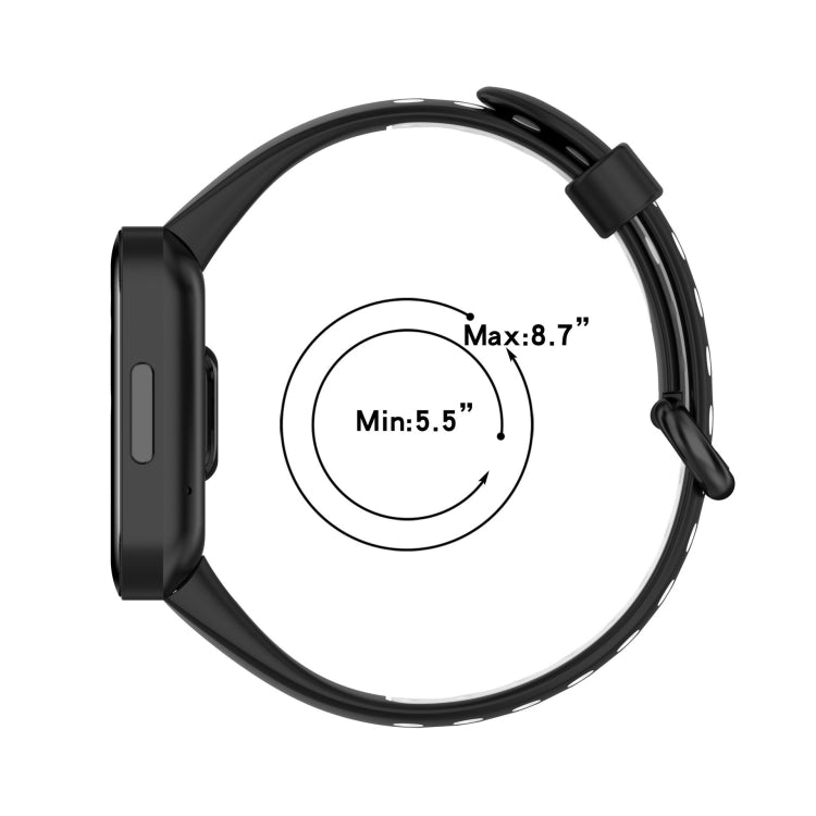 Two-color Silicone Strap Watchband, For Xiaomi Redmi Watch 2