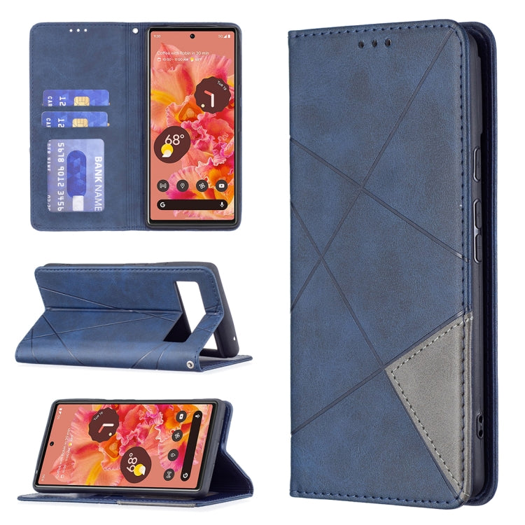 Prismatic Invisible Magnetic Horizontal Flip Phone Leather Case with Holder & Card Slots & Photo Frame, For Google Pixel 6 Pro, For Google Pixel 6, For Xiaomi Redmi Note 11 5G, For Samsung Galaxy A13 5G, For Samsung Galaxy M52 5G                       ...