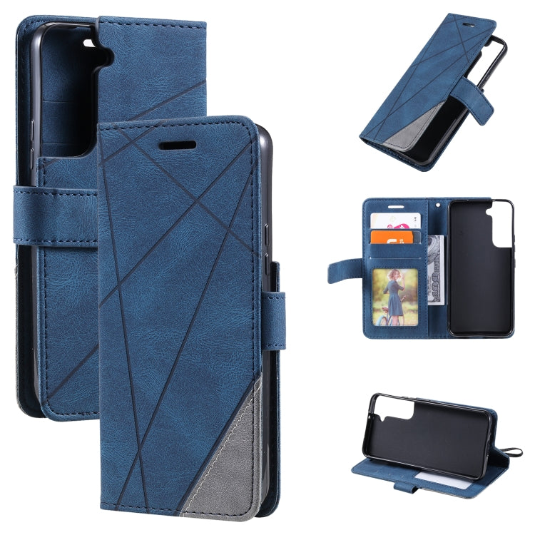 Skin Feel Splicing Horizontal Flip Leather Phone Case, For Samsung Galaxy A03s EU Version, For Samsung Galaxy A13 5G, For Samsung Galaxy S22 5G, For Samsung Galaxy S22+ 5G, For Samsung Galaxy S22 Ultra 5G