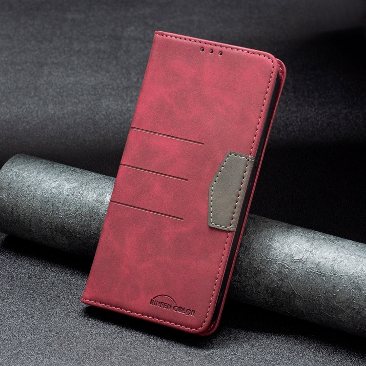 Magnetic Splicing Leather Phone Case, For Samsung Galaxy A42 5G, For Samsung Galaxy A51, For Samsung Galaxy A52, For Samsung Galaxy A71, For Samsung Galaxy A72, For Samsung Galaxy M32, For Samsung Galaxy M52 5G, For Samsung Galaxy S20 FE               ...