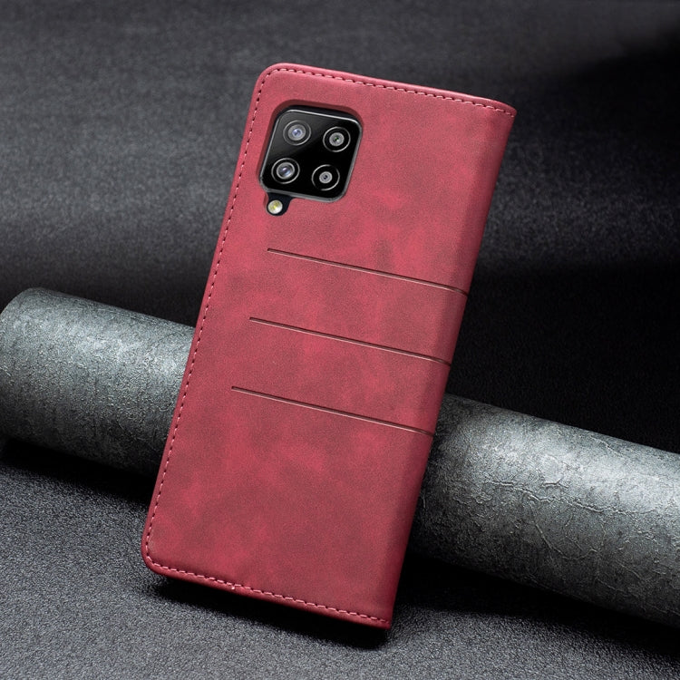 Magnetic Splicing Leather Phone Case, For Samsung Galaxy A42 5G, For Samsung Galaxy A51, For Samsung Galaxy A52, For Samsung Galaxy A71, For Samsung Galaxy A72, For Samsung Galaxy M32, For Samsung Galaxy M52 5G, For Samsung Galaxy S20 FE               ...