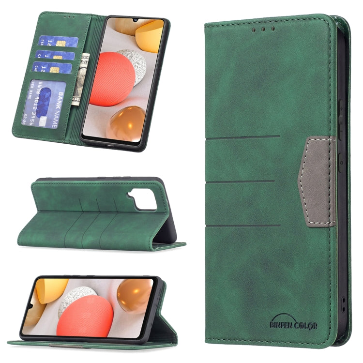 Magnetic Splicing Leather Phone Case, For Samsung Galaxy A42 5G, For Samsung Galaxy A51, For Samsung Galaxy A52, For Samsung Galaxy A71, For Samsung Galaxy A72, For Samsung Galaxy M32, For Samsung Galaxy M52 5G, For Samsung Galaxy S20 FE               ...
