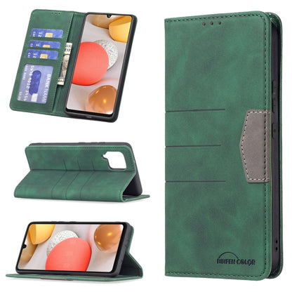 Magnetic Splicing Leather Phone Case, For Samsung Galaxy A42 5G, For Samsung Galaxy A51, For Samsung Galaxy A52, For Samsung Galaxy A71, For Samsung Galaxy A72, For Samsung Galaxy M32, For Samsung Galaxy M52 5G, For Samsung Galaxy S20 FE               ...