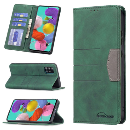 Magnetic Splicing Leather Phone Case, For Samsung Galaxy A42 5G, For Samsung Galaxy A51, For Samsung Galaxy A52, For Samsung Galaxy A71, For Samsung Galaxy A72, For Samsung Galaxy M32, For Samsung Galaxy M52 5G, For Samsung Galaxy S20 FE               ...