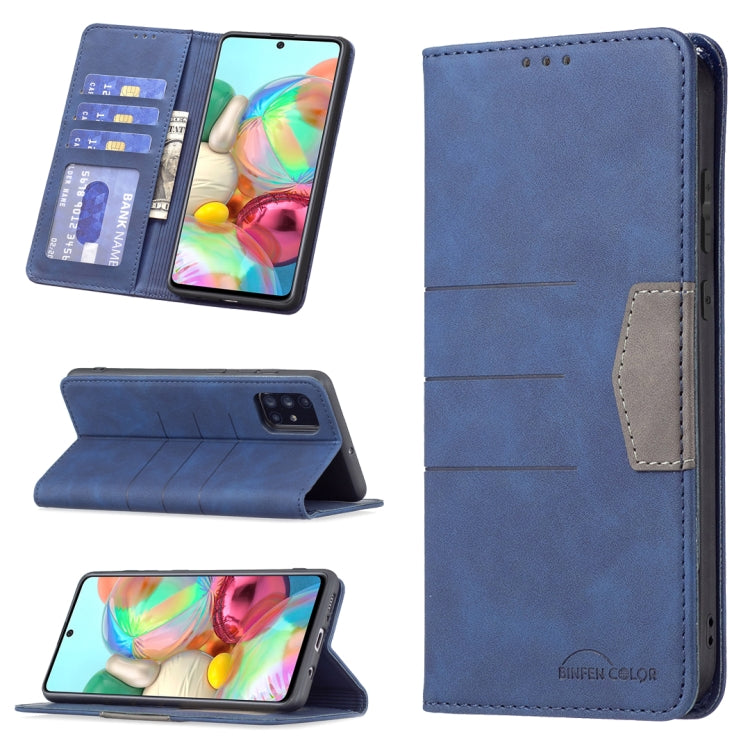 Magnetic Splicing Leather Phone Case, For Samsung Galaxy A42 5G, For Samsung Galaxy A51, For Samsung Galaxy A52, For Samsung Galaxy A71, For Samsung Galaxy A72, For Samsung Galaxy M32, For Samsung Galaxy M52 5G, For Samsung Galaxy S20 FE               ...