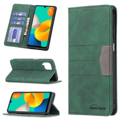 Magnetic Splicing Leather Phone Case, For Samsung Galaxy A42 5G, For Samsung Galaxy A51, For Samsung Galaxy A52, For Samsung Galaxy A71, For Samsung Galaxy A72, For Samsung Galaxy M32, For Samsung Galaxy M52 5G, For Samsung Galaxy S20 FE               ...