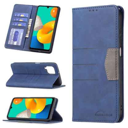 Magnetic Splicing Leather Phone Case, For Samsung Galaxy A42 5G, For Samsung Galaxy A51, For Samsung Galaxy A52, For Samsung Galaxy A71, For Samsung Galaxy A72, For Samsung Galaxy M32, For Samsung Galaxy M52 5G, For Samsung Galaxy S20 FE               ...