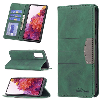 Magnetic Splicing Leather Phone Case, For Samsung Galaxy A42 5G, For Samsung Galaxy A51, For Samsung Galaxy A52, For Samsung Galaxy A71, For Samsung Galaxy A72, For Samsung Galaxy M32, For Samsung Galaxy M52 5G, For Samsung Galaxy S20 FE               ...