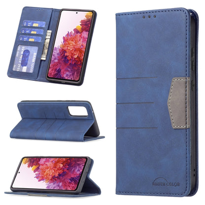 Magnetic Splicing Leather Phone Case, For Samsung Galaxy A42 5G, For Samsung Galaxy A51, For Samsung Galaxy A52, For Samsung Galaxy A71, For Samsung Galaxy A72, For Samsung Galaxy M32, For Samsung Galaxy M52 5G, For Samsung Galaxy S20 FE               ...