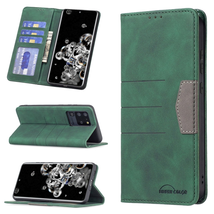 Magnetic Splicing Leather Phone Case, For Samsung Galaxy A42 5G, For Samsung Galaxy A51, For Samsung Galaxy A52, For Samsung Galaxy A71, For Samsung Galaxy A72, For Samsung Galaxy M32, For Samsung Galaxy M52 5G, For Samsung Galaxy S20 FE               ...