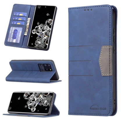 Magnetic Splicing Leather Phone Case, For Samsung Galaxy A42 5G, For Samsung Galaxy A51, For Samsung Galaxy A52, For Samsung Galaxy A71, For Samsung Galaxy A72, For Samsung Galaxy M32, For Samsung Galaxy M52 5G, For Samsung Galaxy S20 FE               ...