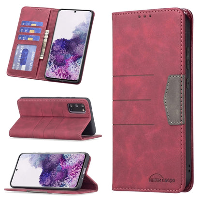 Magnetic Splicing Leather Phone Case, For Samsung Galaxy A42 5G, For Samsung Galaxy A51, For Samsung Galaxy A52, For Samsung Galaxy A71, For Samsung Galaxy A72, For Samsung Galaxy M32, For Samsung Galaxy M52 5G, For Samsung Galaxy S20 FE               ...