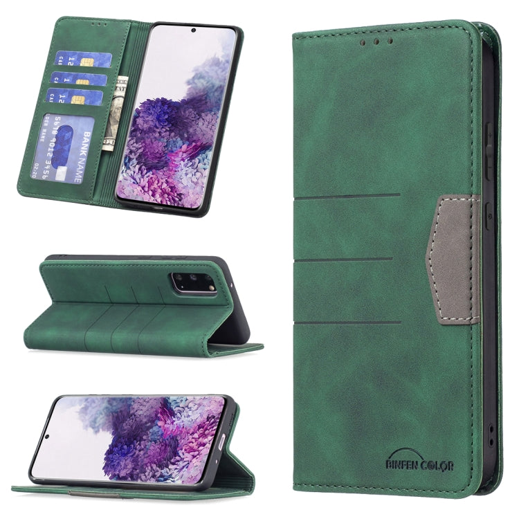 Magnetic Splicing Leather Phone Case, For Samsung Galaxy A42 5G, For Samsung Galaxy A51, For Samsung Galaxy A52, For Samsung Galaxy A71, For Samsung Galaxy A72, For Samsung Galaxy M32, For Samsung Galaxy M52 5G, For Samsung Galaxy S20 FE               ...