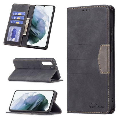 Magnetic Splicing Leather Phone Case, For Samsung Galaxy A42 5G, For Samsung Galaxy A51, For Samsung Galaxy A52, For Samsung Galaxy A71, For Samsung Galaxy A72, For Samsung Galaxy M32, For Samsung Galaxy M52 5G, For Samsung Galaxy S20 FE               ...