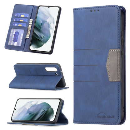Magnetic Splicing Leather Phone Case, For Samsung Galaxy A42 5G, For Samsung Galaxy A51, For Samsung Galaxy A52, For Samsung Galaxy A71, For Samsung Galaxy A72, For Samsung Galaxy M32, For Samsung Galaxy M52 5G, For Samsung Galaxy S20 FE               ...