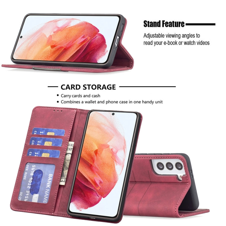 Magnetic Splicing Leather Phone Case, For Samsung Galaxy S21 5G, For Samsung Galaxy S21+ 5G, For Samsung Galaxy S21 Ultra 5G, For Samsung Galaxy S22+ 5G, For Samsung Galaxy S22 Ultra 5G, For Samsung Galaxy S22 5G