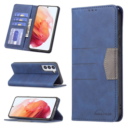 Magnetic Splicing Leather Phone Case, For Samsung Galaxy S21 5G, For Samsung Galaxy S21+ 5G, For Samsung Galaxy S21 Ultra 5G, For Samsung Galaxy S22+ 5G, For Samsung Galaxy S22 Ultra 5G, For Samsung Galaxy S22 5G