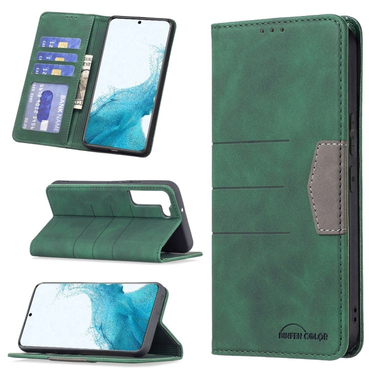 Magnetic Splicing Leather Phone Case, For Samsung Galaxy S21 5G, For Samsung Galaxy S21+ 5G, For Samsung Galaxy S21 Ultra 5G, For Samsung Galaxy S22+ 5G, For Samsung Galaxy S22 Ultra 5G, For Samsung Galaxy S22 5G