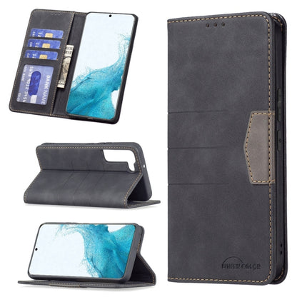 Magnetic Splicing Leather Phone Case, For Samsung Galaxy S21 5G, For Samsung Galaxy S21+ 5G, For Samsung Galaxy S21 Ultra 5G, For Samsung Galaxy S22+ 5G, For Samsung Galaxy S22 Ultra 5G, For Samsung Galaxy S22 5G