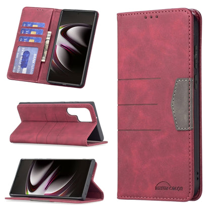 Magnetic Splicing Leather Phone Case, For Samsung Galaxy S21 5G, For Samsung Galaxy S21+ 5G, For Samsung Galaxy S21 Ultra 5G, For Samsung Galaxy S22+ 5G, For Samsung Galaxy S22 Ultra 5G, For Samsung Galaxy S22 5G