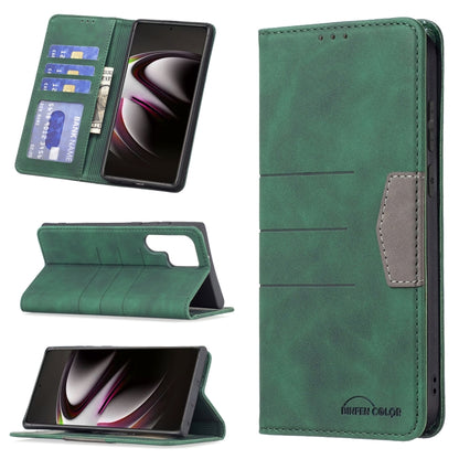 Magnetic Splicing Leather Phone Case, For Samsung Galaxy S21 5G, For Samsung Galaxy S21+ 5G, For Samsung Galaxy S21 Ultra 5G, For Samsung Galaxy S22+ 5G, For Samsung Galaxy S22 Ultra 5G, For Samsung Galaxy S22 5G
