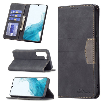 Magnetic Splicing Leather Phone Case, For Samsung Galaxy S21 5G, For Samsung Galaxy S21+ 5G, For Samsung Galaxy S21 Ultra 5G, For Samsung Galaxy S22+ 5G, For Samsung Galaxy S22 Ultra 5G, For Samsung Galaxy S22 5G