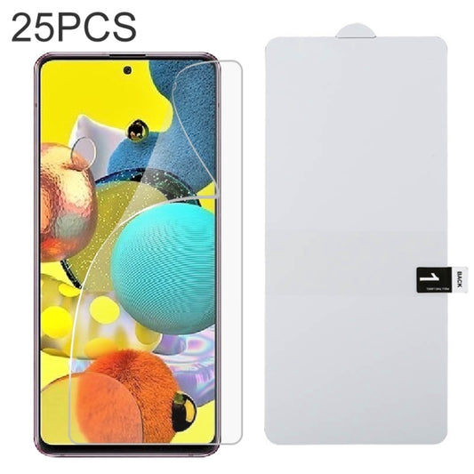 25 PCS Full Screen Protector Explosion-proof Hydrogel Film, For Samsung Galaxy A53 (25 PCS), For Huawei Enjoy 20e (25 PCS), For Samsung Galaxy A82 (25 PCS), For Huawei nova Y60 (25 PCS), For vivo Y20 2021 (25 PCS), For vivo iQOO Neo5 Lite (25 PCS)
