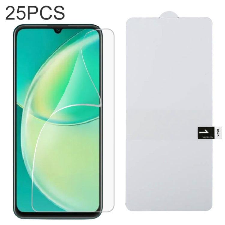 25 PCS Full Screen Protector Explosion-proof Hydrogel Film, For Samsung Galaxy A53 (25 PCS), For Huawei Enjoy 20e (25 PCS), For Samsung Galaxy A82 (25 PCS), For Huawei nova Y60 (25 PCS), For vivo Y20 2021 (25 PCS), For vivo iQOO Neo5 Lite (25 PCS)     ...