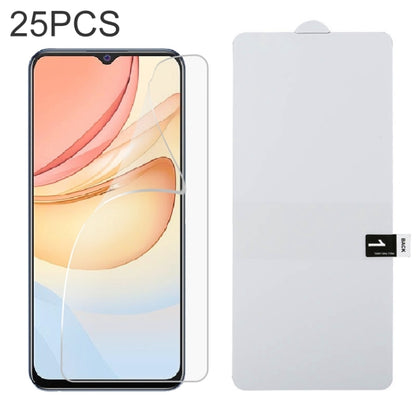 25 PCS Full Screen Protector Explosion-proof Hydrogel Film, For Samsung Galaxy A53 (25 PCS), For Huawei Enjoy 20e (25 PCS), For Samsung Galaxy A82 (25 PCS), For Huawei nova Y60 (25 PCS), For vivo Y20 2021 (25 PCS), For vivo iQOO Neo5 Lite (25 PCS)     ...