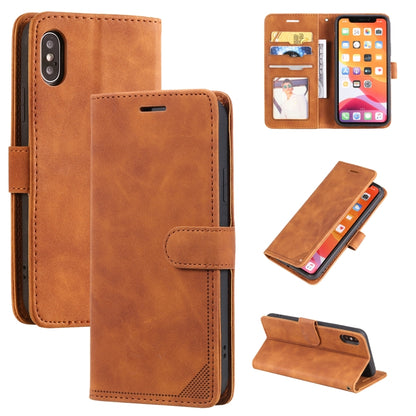 Skin Feel Anti-theft Brush Horizontal Flip Leather Phone Case, For iPhone 11, For iPhone XS Max, For iPhone XR, For iPhone X / XS, For iPhone SE 2022 / SE 2020 / 8 / 7, For iPhone 8 Plus & 7 Plus
