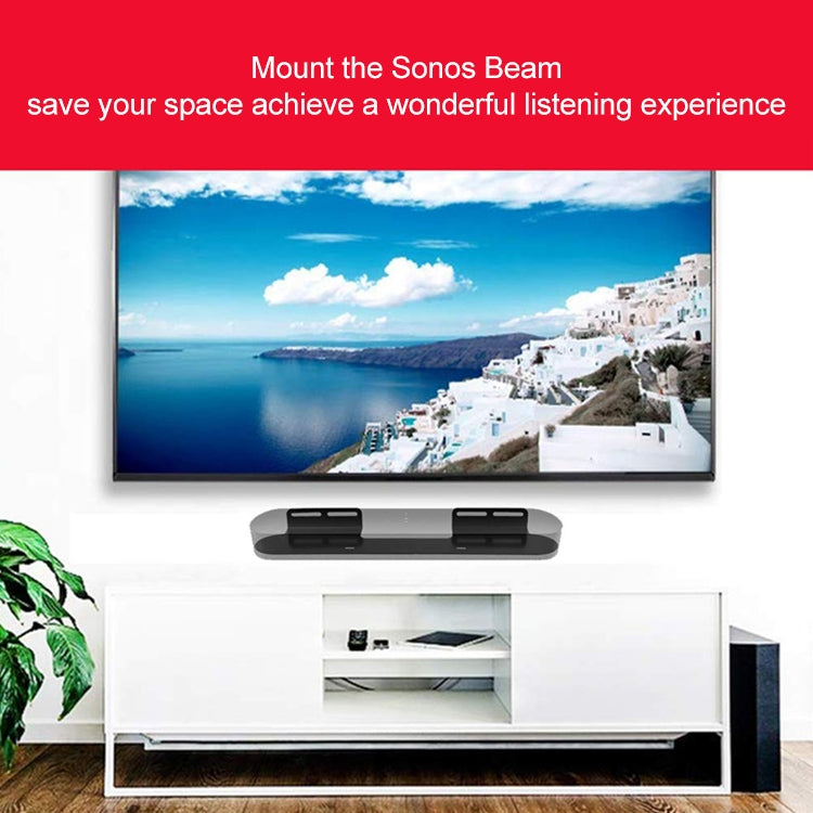 Split Sound Bar Wall-mount Bracket, For Philips CN-HTL2000 / 93 & HTL1500, For Amoi L2 / L3 / L5 / L7 / L8 / L9, For Harman/Kardon Citation Bar, For Ohayo H6 / H8, For Amoi U2 / U5 / U6 / U7, For Garinemax Speaker, For Sansui DV-91A / DV-92A           ...