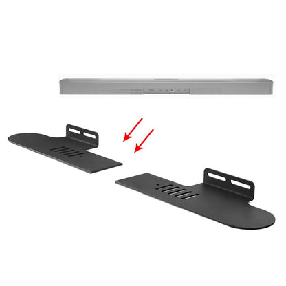 Split Sound Bar Wall-mount Bracket, For Philips CN-HTL2000 / 93 & HTL1500, For Amoi L2 / L3 / L5 / L7 / L8 / L9, For Harman/Kardon Citation Bar, For Ohayo H6 / H8, For Amoi U2 / U5 / U6 / U7, For Garinemax Speaker, For Sansui DV-91A / DV-92A           ...