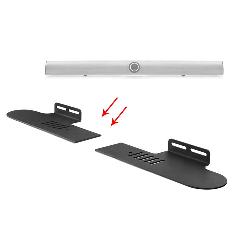 Split Sound Bar Wall-mount Bracket, For Philips CN-HTL2000 / 93 & HTL1500, For Amoi L2 / L3 / L5 / L7 / L8 / L9, For Harman/Kardon Citation Bar, For Ohayo H6 / H8, For Amoi U2 / U5 / U6 / U7, For Garinemax Speaker, For Sansui DV-91A / DV-92A           ...