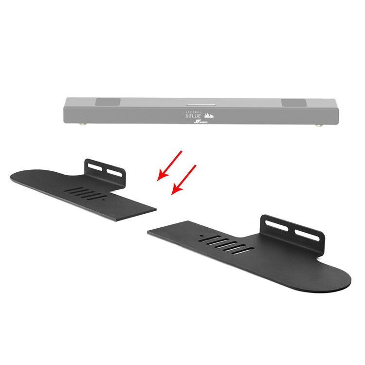 Split Sound Bar Wall-mount Bracket, For Xiaomi Redmi Speaker, For Harman/Kardon ENCHANT, For Sony HT-CT800 / HT-Z9F, For Yamaha YAS-107 / YAS-108 / YAS-109 / YAS-207 / YAS-408, For Xiaodu Soundbar, For JY AUDIO A9K, For Sony HT-MT300 / HT-S200F        ...