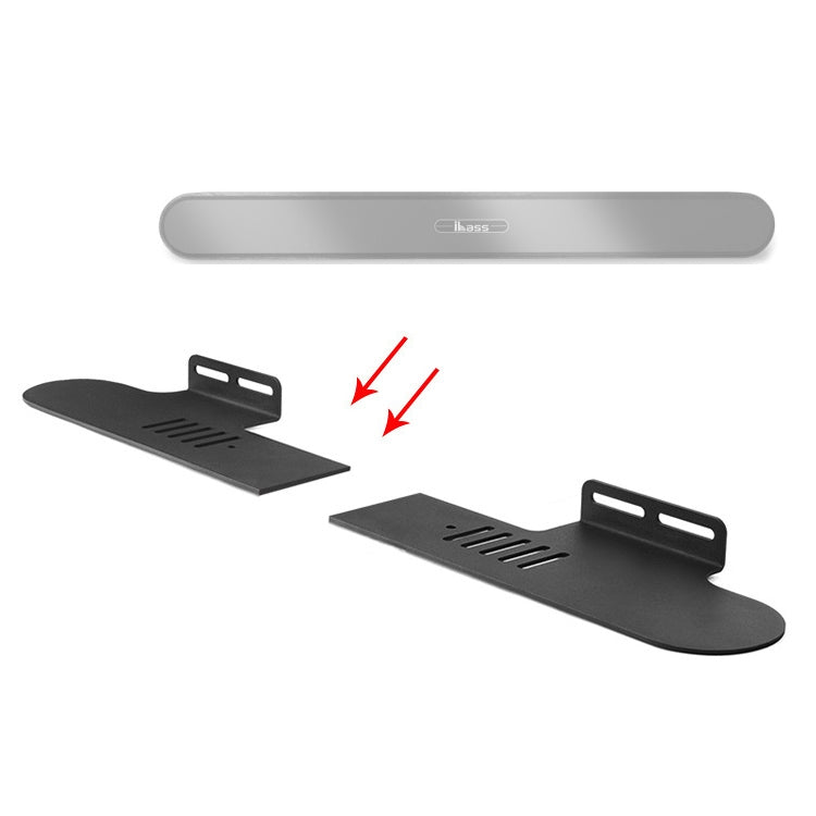 Split Sound Bar Wall-mount Bracket, For Xiaomi Redmi Speaker, For Harman/Kardon ENCHANT, For Sony HT-CT800 / HT-Z9F, For Yamaha YAS-107 / YAS-108 / YAS-109 / YAS-207 / YAS-408, For Xiaodu Soundbar, For JY AUDIO A9K, For Sony HT-MT300 / HT-S200F        ...