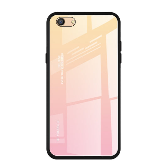 Gradient Color Glass Case, For OPPO F3, For OPPO F5, For Vivo V7, For Vivo V11, For Vivo X23, For Vivo Y17
