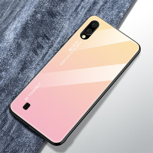 Gradient Color Glass Case, For Galaxy M10, For Galaxy M30, For Galaxy Note 9, For Galaxy S9, For Galaxy S10, For Xiaomi Mi 9