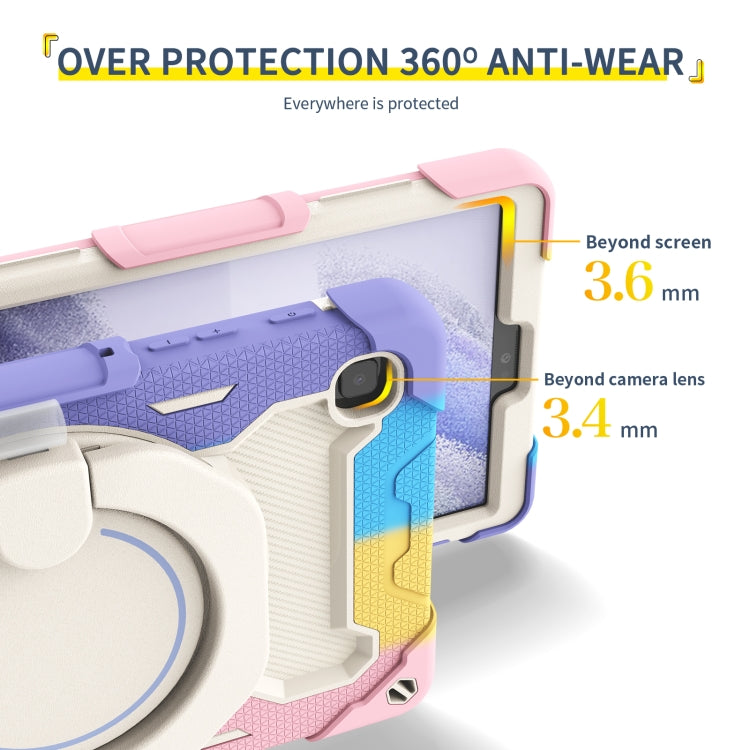 Armor Contrast Color Silicone + PC Tablet Case, For Samsung Galaxy Tab A7 Lite, For Samsung Galaxy Tab A7 10.4 T505