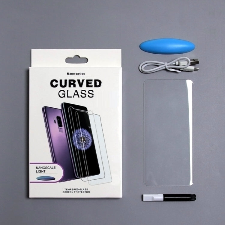 UV Liquid Curved Full Glue Tempered Glass Film, For Samsung Galaxy S22 5G, For Samsung Galaxy S22 Ultra 5G, For Samsung Galaxy S22+ 5G