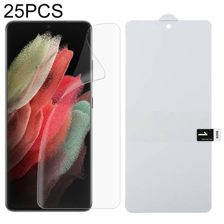 25 PCS Full Screen Protector Explosion-proof Hydrogel Film, For Samsung Galaxy S22 Ultra 5G (25pcs), For Samsung Galaxy S22+ 5G (25pcs), For Samsung Galaxy S22 5G (25pcs)