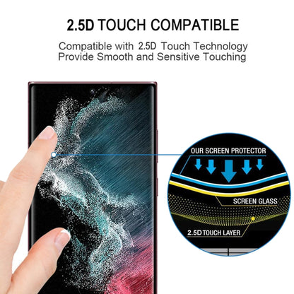 Full Glue 3D Curved Edge Screen Tempered Glass Film, For Samsung Galaxy S22 Ultra 5G (1 PC), For Samsung Galaxy S22+ 5G (1 PC), For Samsung Galaxy S22 5G (1 PC)